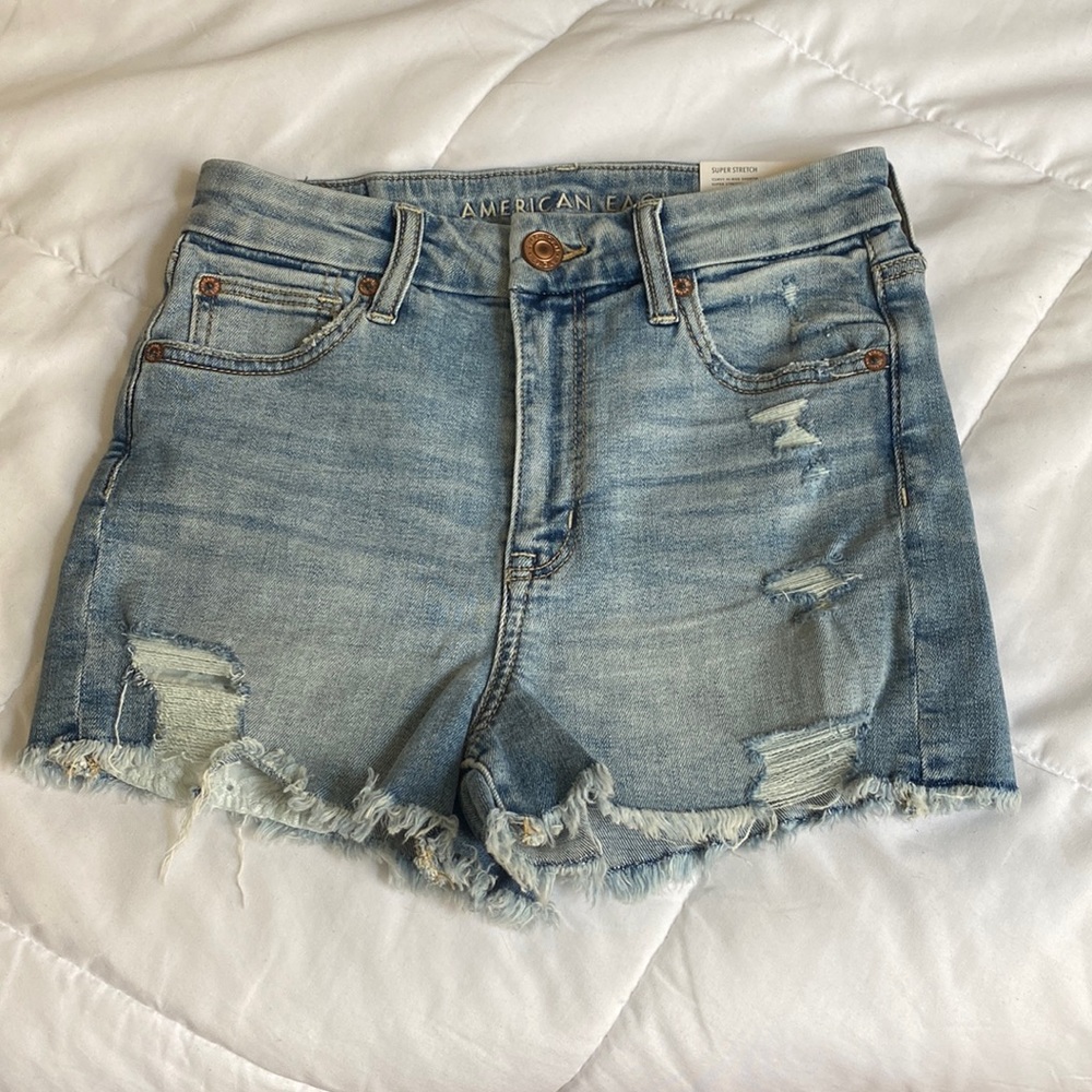 American Eagle Hi-Rise Denim Shorts